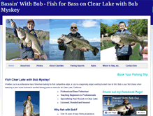 Tablet Screenshot of fishclearlake.com
